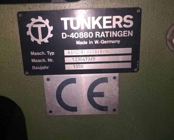 Продам кашировку автомат tunkers d-40880 1 формата.