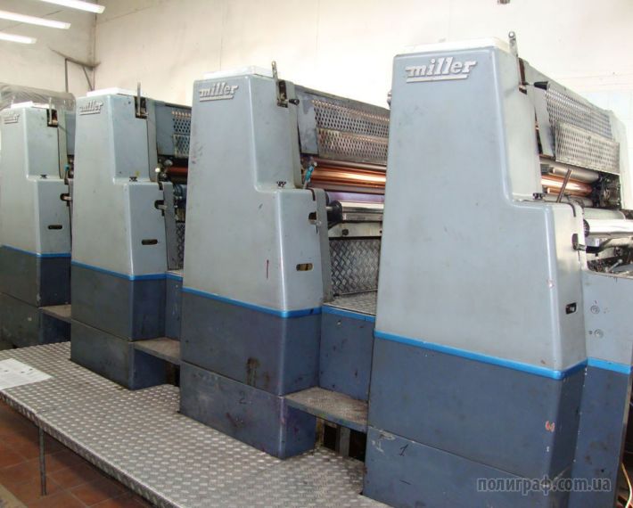 Четырёхкрасочная офсетная листовая печатная машина Miller