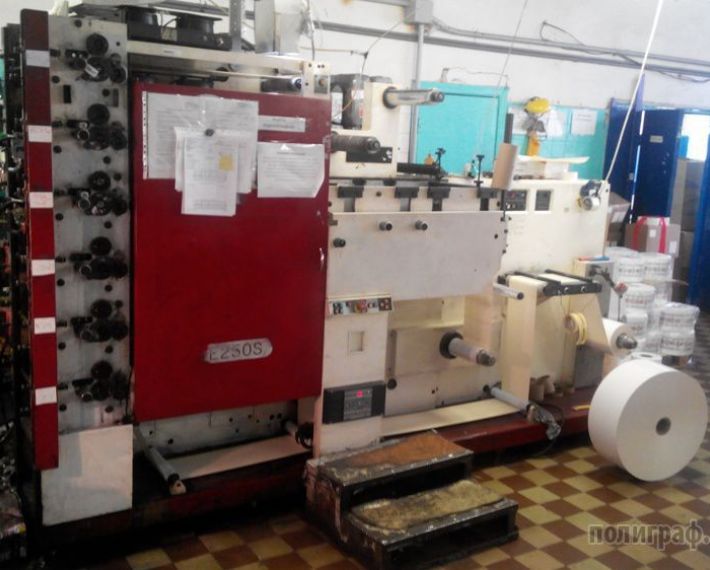 Флексографическая печатная машина  для производства этикеток EDALE 250S  